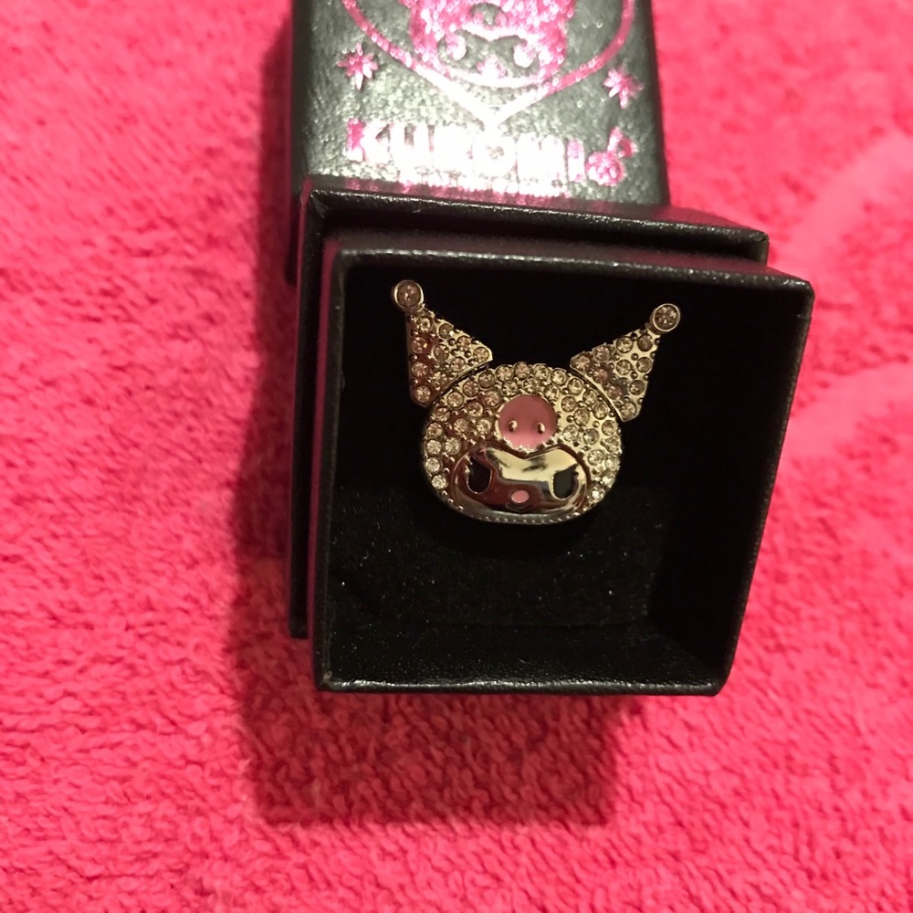 Kuromi adjustable ring